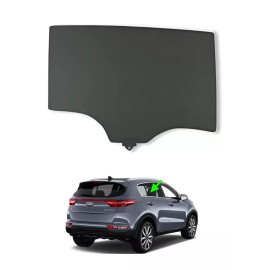 Unbranded Fits 2016-2022 Kia Sportage Sedan Passenger  Left Rear Door Window Glass Tinted