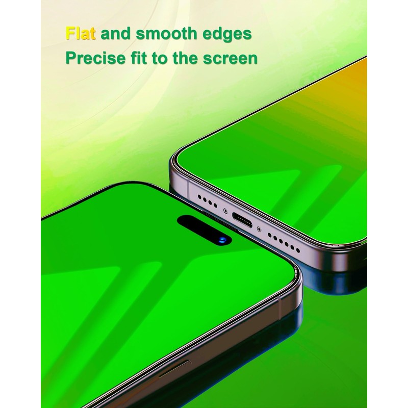 jehezkel Privacy Screen Protector for iPhone 16 Pro Max Tempered