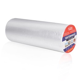 LFGUD Butyl Tape Waterproof Aluminum Butyl Rubber Tape 12in x 16.4ft, UV-Resistant Leak Proof Seal Strip Patch for RV Patch,Window and Metal Roof Flashing, Patching and Gutter Leak Repair