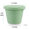 PandaEar 12 Pack Silicone Baby Food Storage Containers, 4 oz