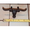 Western 4 TEXAS LONGHORN METAL PULL WESTERN CABINET HARDWARE DRAWER