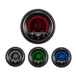 New Volt Gauge- Electrical Digital Green/White/red/Blue Premium EVO Series 52mm (2 1/16)