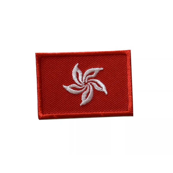 Unbranded #5142 Hong Kong Flag Embroidery Iron On Patch-Small 1