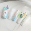 Butterfly Garden Handmade Nail Tips - Natural / 나비 정원