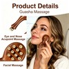 uwoneg Scarab Acupressure Tool, Facial Massage Roller with 12 Brass