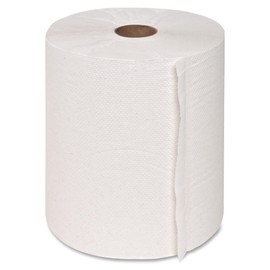 Genuine Joe Genuine Joe GJO22700 Hard Wound Roll Towel, 800' Length x 7-8/9" Width, White (Case of 6)