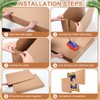 Feifeiya 5 Pcs Foam Mirror Box Set TV Box for