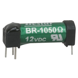 Bestar Electric BR-1050-VP Reed Relays, SPST-NO, 0.5A, 12VDC, 1050 Ohm, Through Hole, 1" L x 0.37" W x 0.38" H (Pack of 2)