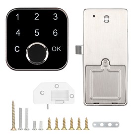 G16 Smart Fingerprint Password Keyless Lock for Drawer Wardrobe Cabinet Box Security Lock
