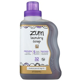 Indigo Wild Zum Clean Laundry Soap, Frankincense and Myrrh, 32 Fluid Ounce