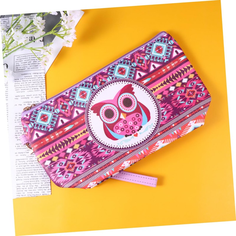 TOVINANNA Cute Owl Design Toiletry Bag Makeup Pouch Travel Essential