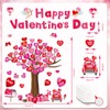 HOWAF Valentine's Day Cutouts Bulletin Border Decoration, Valentines Day Bulletin