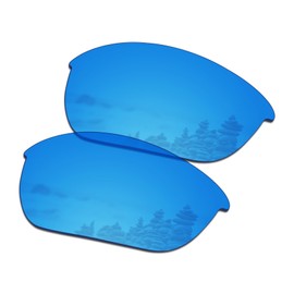 SmartVLT Men's HD Blue Replacement Lenses for Oakley Half Jacket 2.0 OO9144 Sunglass