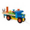 Janod - Brico'Kids Diy Truck - 2-In-1 Early Learning Pull-Along