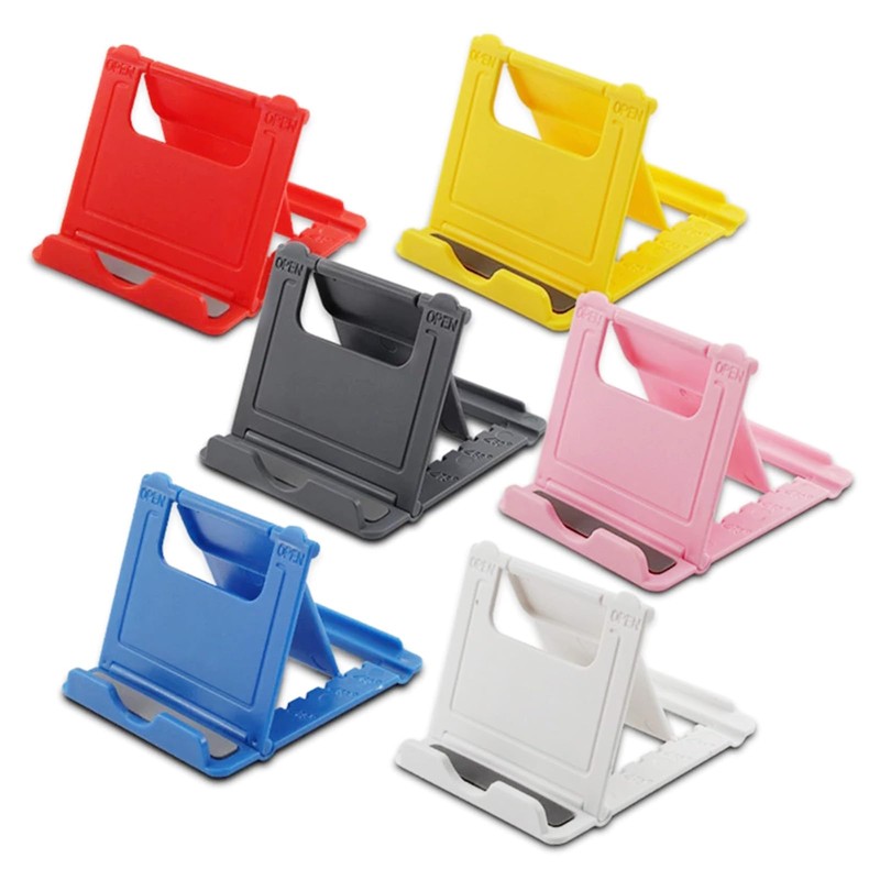 Yjcnelcr Non-Slip Holder Folding Tablet Stand Foldable Multi-Angle Pocket Desktop