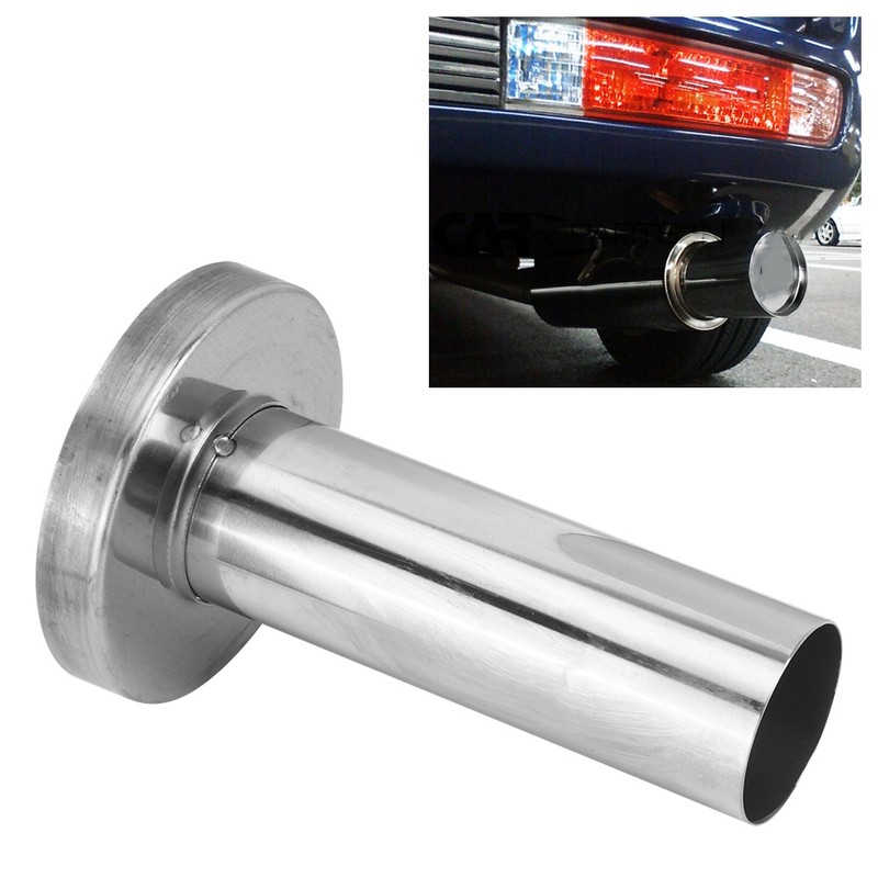 Car Modification Accessories Universal Stainless Steel Removable Muffler Silencer (3.5in)