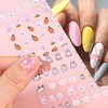 30pcs Easter Nail Art Stickers: Cute Bunny & Rabbit Nail