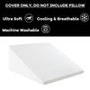 HOMBYS Cooling Bed Wedge Pillow Cover Q-max 0.4 Cool Pillowcases