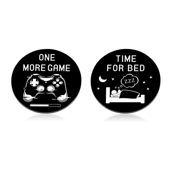 Funny Decision Christmas Gifts Stocking Stuffers for Gamers Sons Teens Boys Girls Decision Maker Coin for Game Lover Fans Gaming Birthday Valentines Day Gifts for Women Men Husband Boyfriend Brother