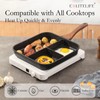 ESLITE LIFE 11 Inch Nonstick Divided Grill Pan for Indoor