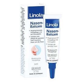 Linola Nose Balm - 6 ml | For Dry and Irritated Nose Skin | Moisturiser for Runny Nose and Allergies