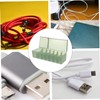LABRIMP Desktop Cable Management Box Slots Wire Organizer for Cords
