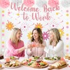 16pcs Welcome Back to Work Decorations Office Rose Gold Pink