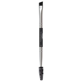 Aesthetica Pro Series Double Ended Eyebrow Brush & Spoolie - Angled Brow Brush for Precision Application & Blending of Eye Brow Powders, Waxes & Gels - Vegan & Cruelty Free