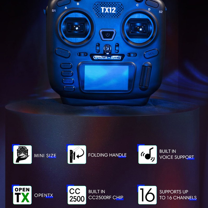 TX12 16 Channel MultiModule Digital Proportional RC Remote Controller Radio
