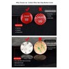 HIBEYO Carbon Red Push Button Start Stop Switch for Volvo