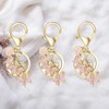 Aligiftqod Initial Keychain Pink Butterfly Charms for Key Cute Letter
