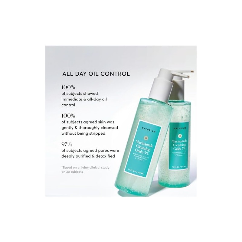 Naturium Niacinamide Cleansing Gelée 3% Plus Hyaluronic Acid & Vitamin