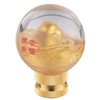 Padaodao Resin Lucky Shift Stick Handle Knob Crystal Round Gear