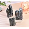 VIZYTOU Large Heaing Crystal Stone Tower Two Pointed Wand Column
