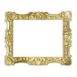 Kunze Frame 8 x 10 cm Set of 2 Embossed Paper, Kaschiertes, Gold, 8 x 17 x 0.05 cm