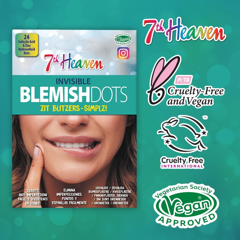 7th Heaven Invisible Blemish Dots – 24 Dots Per Pack