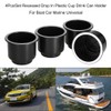 4Pcs/Set Recessed Drop In Plastic Cup Drink Can Holder For