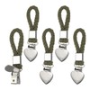 PATIKIL 5 Pcs Hanging Tea Towel Clips, 1.2" Width Braided