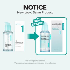 numbuzin Suero No.1 Suero Calmante Activo Pantoténico B5 Calmante, Hidratante Ácido Pantoténico, Niacinamida Control Del Exceso De Aceite, Reduce Los Brotes, Acné Piel Grasa, Propensa Al Acn
