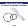 TCDesignerProducts Super ClikMagnet Ceiling Hooks - Strong Magnets to Hang