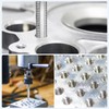 sourcing map 6pcs Straight Flute Thread Tap, 10-32 UNF Screw