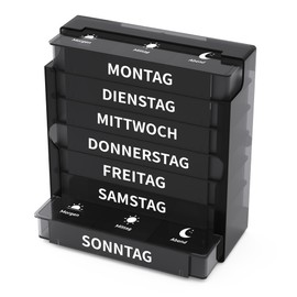 Opret Pill Box 7 Days Morning Lunch Evening, Medication Box 7 Days Pill Box 7 Days 3 Compartments Pill Box 7 Days Pill Box Tablet Organiser Weekly Box