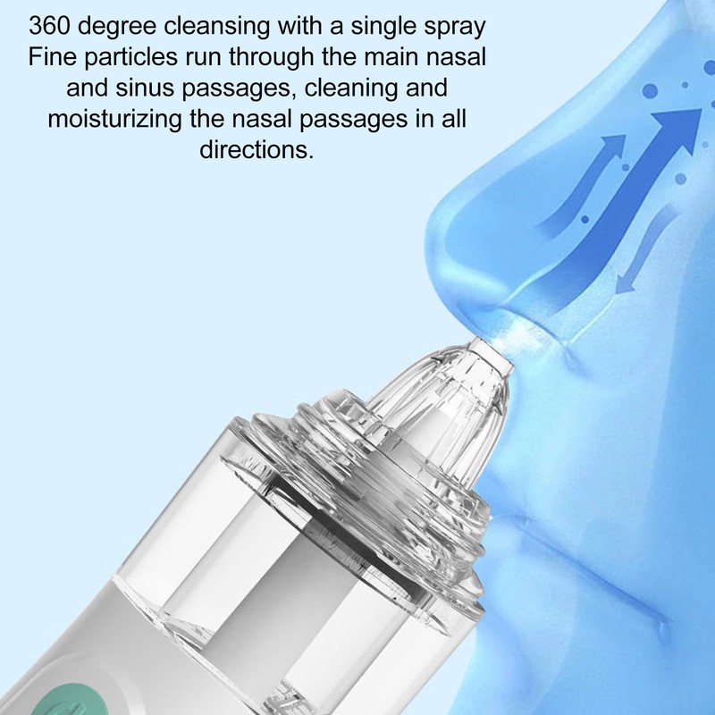Nasal Irrigator USB Rechargeable 2 Modes One Button Start IP22
