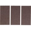 BGS Diy 80713 Felt Gliders Plates Brown 100 x 200