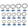 QUARKZMAN 175 Pieces Circlip External Circlip Alloy 304 Steel M5-M25