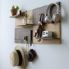 XAOHOME Wooden Pegboard, Sturdy Peg Board for WallsModular Grid Organizer,