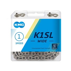 KMC K1SL Wide BMX Chain, Silver, 100 Link