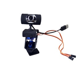 Mini Pan/Tilt Camera Platform Anti-Vibration Camera Mount w/ 2 Servos Aircraft FPV