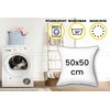 Amilian Set of 2 cushion covers, 50 x 50 cm,