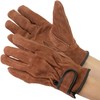 Uniworld Oil Cow Split Leather Gloves KS847 Brown Inner Seam